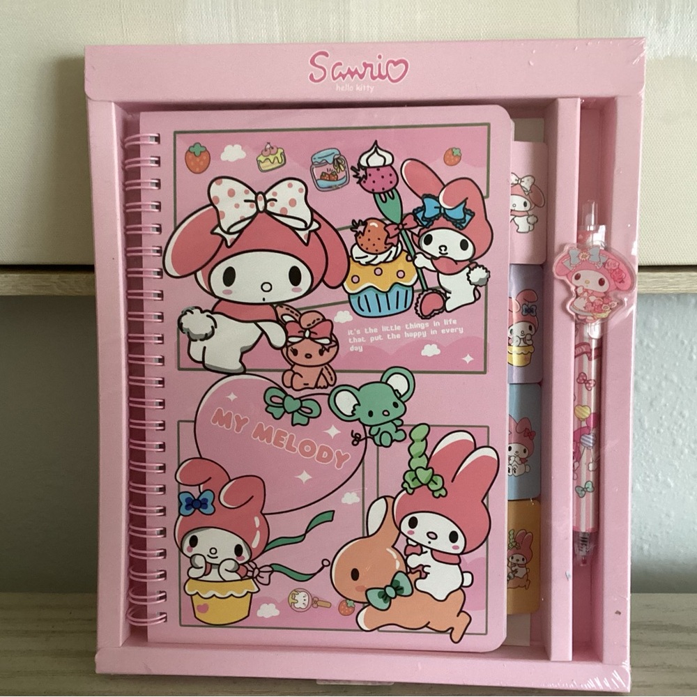 Sanrio My Melody Pink Stationery Set